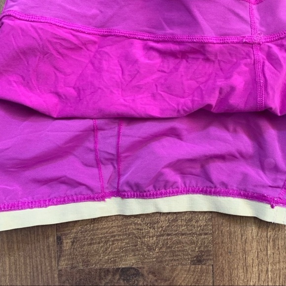 Lululemon Wom tanks (2) activewear black magenta pink purple Sz 4 racerback - Picture 7 of 13